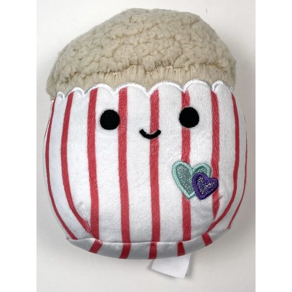 2024 Jazwares Kellytoy SQUISHMALLOWS Stuffed Arnel the Popcorn 6" Plush Toy EUC - Picture 2 of 5